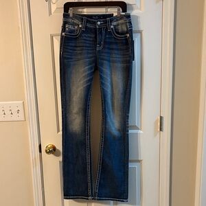 Miss Me Dark Blue Boot Cut Jeans